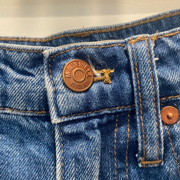 Madewell Rigid Denim A-line skirt - Picture 4 of 10